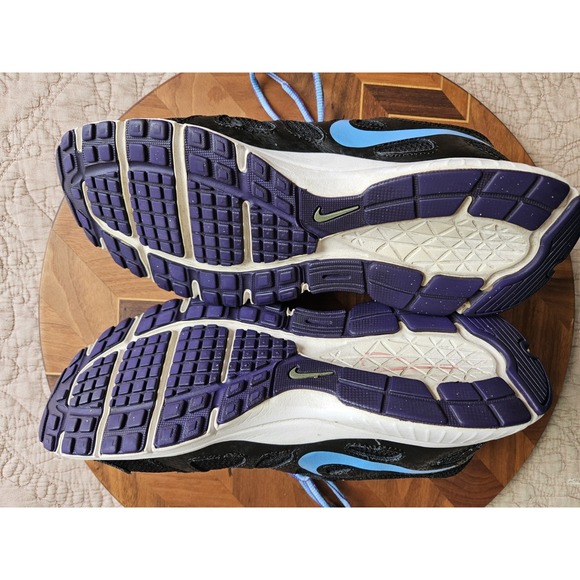 Nike Revolution 2 Women's Running Shoes Sneakers Black Purple Blue, Size 10 - Picture 8 of 10